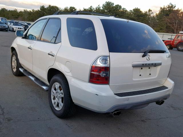 2HNYD18965H530390 - 2005 ACURA MDX TOURIN WHITE photo 3