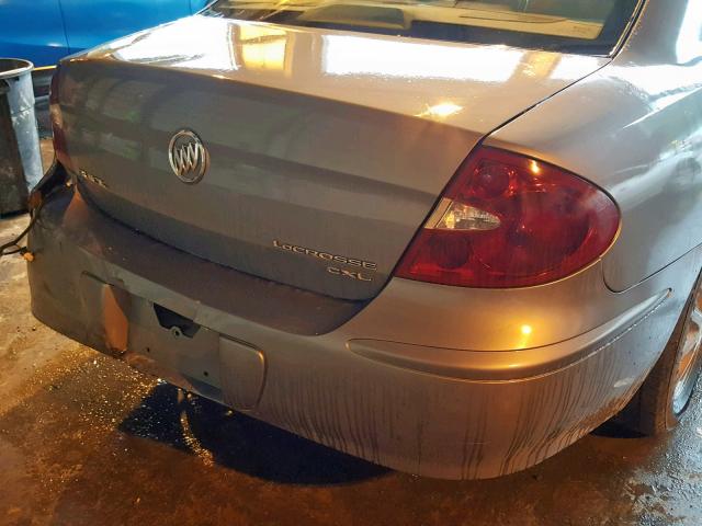 2G4WD552171100902 - 2007 BUICK LACROSSE C GRAY photo 10