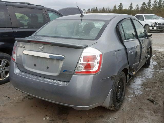 3N1AB6AP1CL656411 - 2012 NISSAN SENTRA 2.0 SILVER photo 4