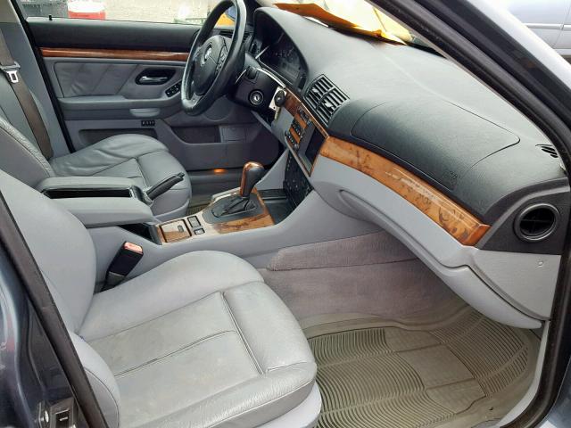 WBADN6349YGM65803 - 2000 BMW 540 I AUTO BLUE photo 5