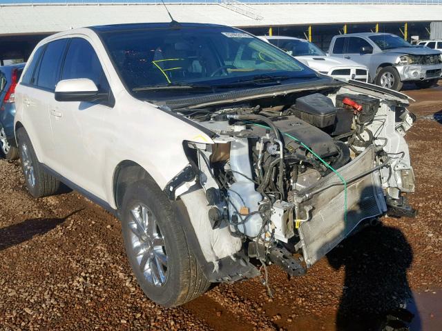 2FMDK3JC2DBC58753 - 2013 FORD EDGE SEL WHITE photo 1