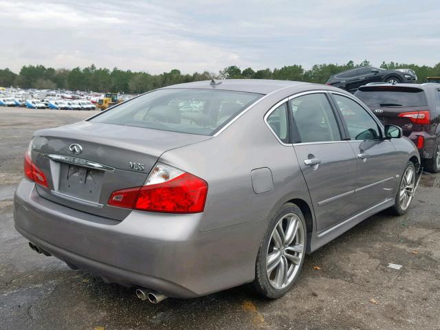 JNKAY01E18M604893 - 2008 INFINITI M35 BASE GRAY photo 4