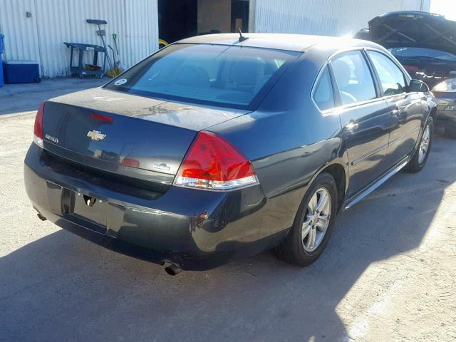 2G1WA5E30E1137547 - 2014 CHEVROLET IMPALA LIM GRAY photo 4