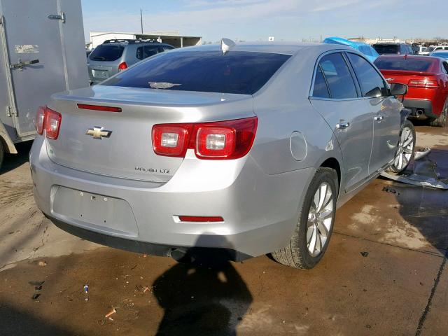 1G11F5SL3FF268109 - 2015 CHEVROLET MALIBU LTZ SILVER photo 4