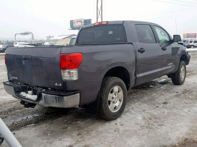 5TFDM5F19CX029432 - 2012 TOYOTA TUNDRA CRE GRAY photo 4