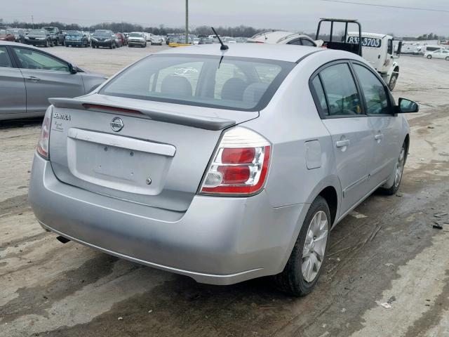 3N1AB6AP0CL674737 - 2012 NISSAN SENTRA 2.0 SILVER photo 4