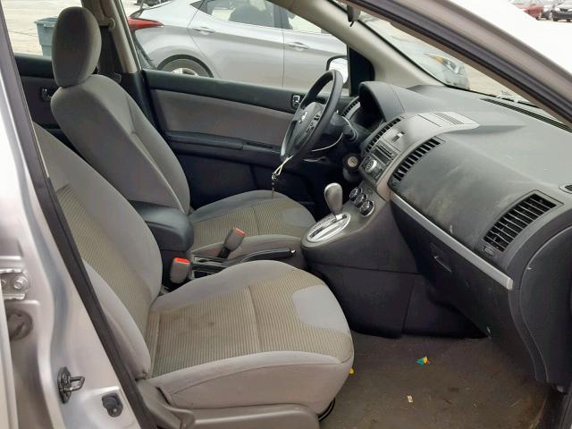 3N1AB6AP0CL674737 - 2012 NISSAN SENTRA 2.0 SILVER photo 5