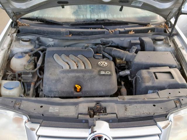 3VWSK69MX4M076952 - 2004 VOLKSWAGEN JETTA GLS SILVER photo 7