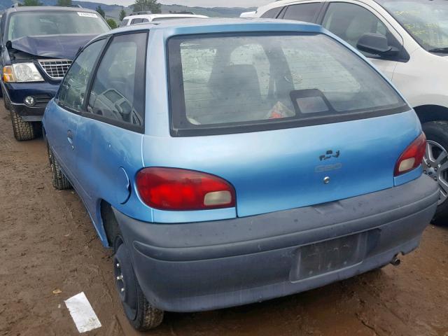 2C1MR2260S6736951 - 1995 GEO METRO BASE BLUE photo 3