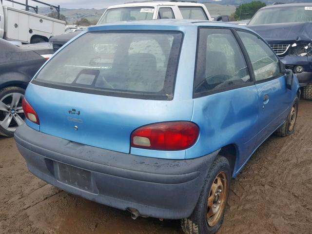 2C1MR2260S6736951 - 1995 GEO METRO BASE BLUE photo 4