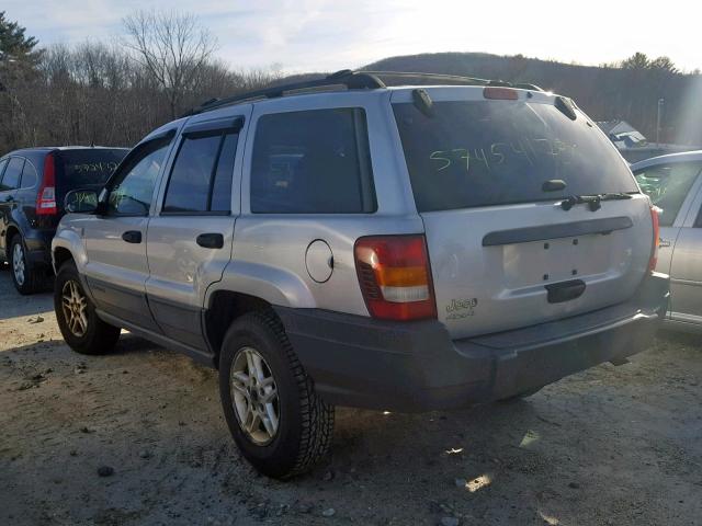 1J4GW48S64C368031 - 2004 JEEP GRAND CHER GRAY photo 3