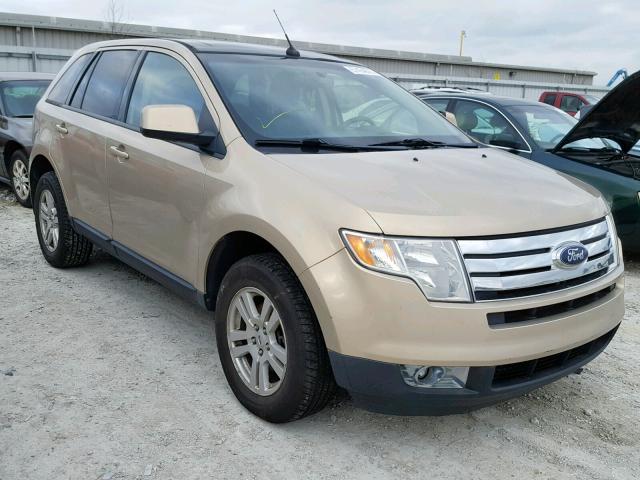 2FMDK49C87BB43959 - 2007 FORD EDGE SEL P GOLD photo 1