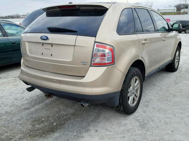 2FMDK49C87BB43959 - 2007 FORD EDGE SEL P GOLD photo 4