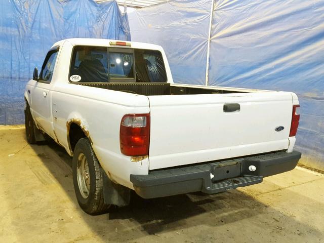 1FTYR10D42TA60110 - 2002 FORD RANGER WHITE photo 3