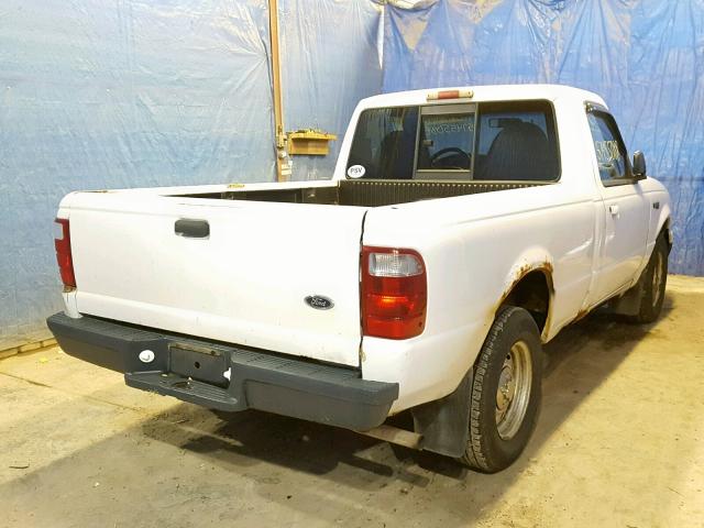 1FTYR10D42TA60110 - 2002 FORD RANGER WHITE photo 4