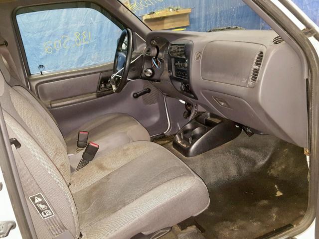 1FTYR10D42TA60110 - 2002 FORD RANGER WHITE photo 5