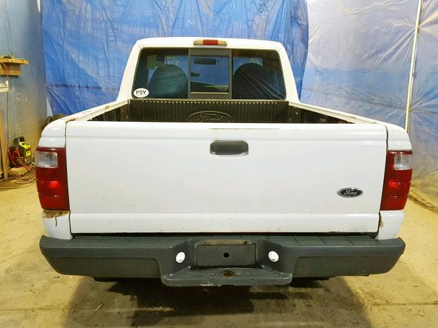 1FTYR10D42TA60110 - 2002 FORD RANGER WHITE photo 6