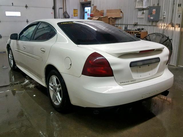 2G2WP522851138807 - 2005 PONTIAC GRAND PRIX WHITE photo 3