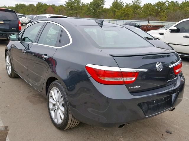 1G4PT5SVXF4184145 - 2015 BUICK VERANO PRE GRAY photo 3