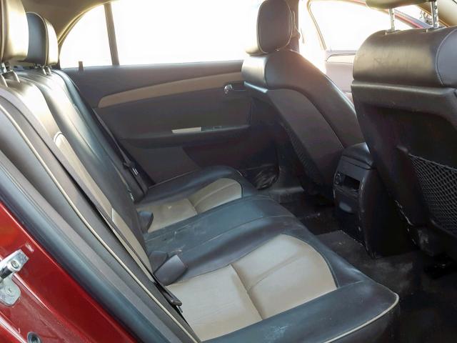 1G1ZK57788F205410 - 2008 CHEVROLET MALIBU LTZ RED photo 6