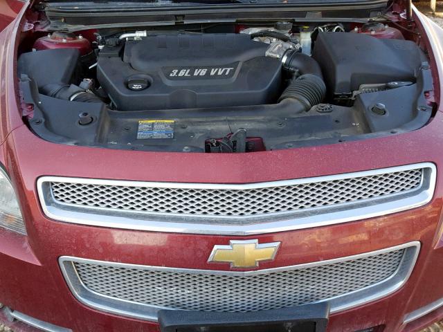 1G1ZK57788F205410 - 2008 CHEVROLET MALIBU LTZ RED photo 7