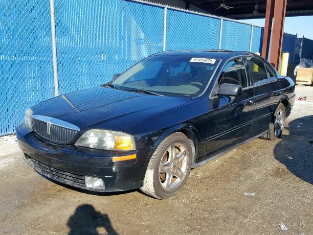 1LNHM86S42Y692360 - 2002 LINCOLN LS BLACK photo 2
