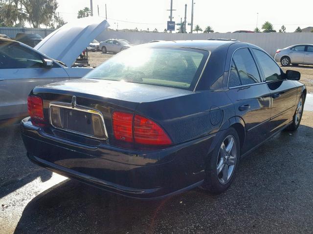 1LNHM86S42Y692360 - 2002 LINCOLN LS BLACK photo 4
