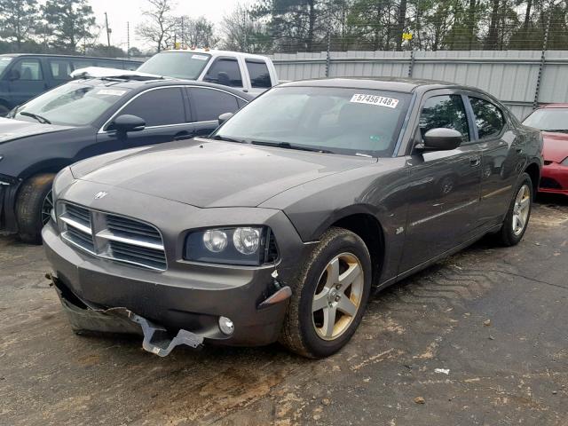 2B3CA3CV5AH236399 - 2010 DODGE CHARGER SX CHARCOAL photo 2