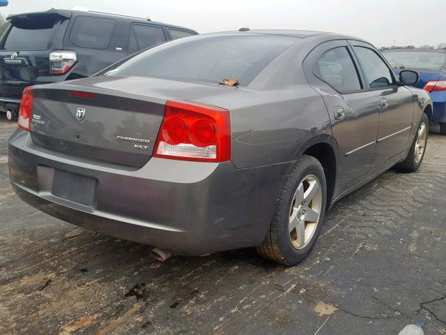 2B3CA3CV5AH236399 - 2010 DODGE CHARGER SX CHARCOAL photo 4