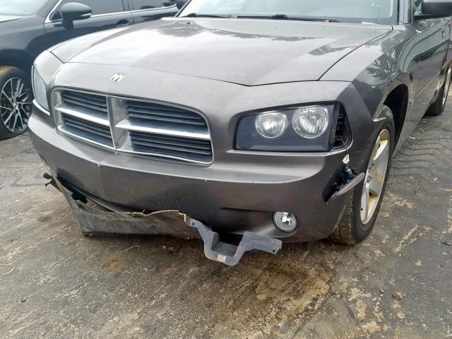 2B3CA3CV5AH236399 - 2010 DODGE CHARGER SX CHARCOAL photo 9