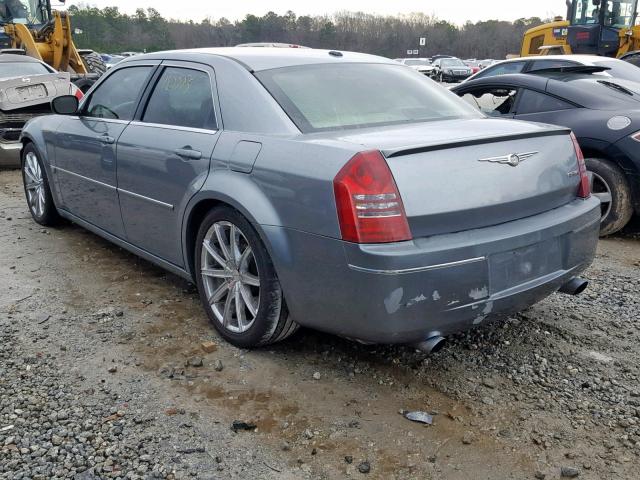 2C3LA73W26H370507 - 2006 CHRYSLER 300C SRT-8 BLUE photo 3