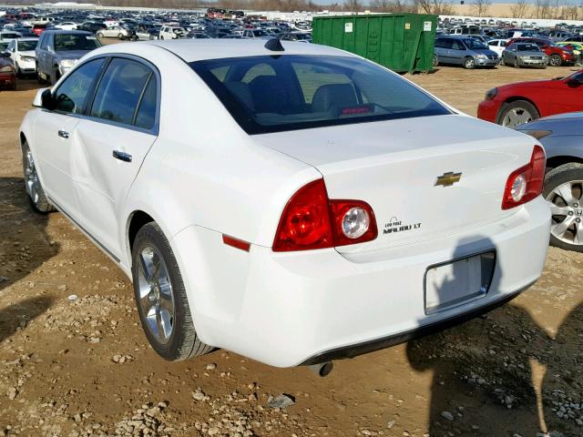 1G1ZD5EU5CF142326 - 2012 CHEVROLET MALIBU 2LT WHITE photo 3