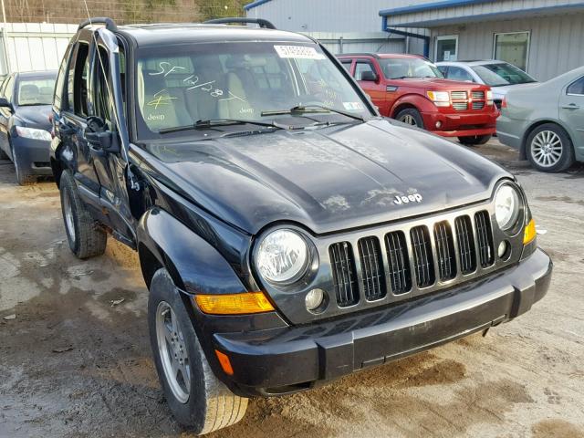 1J4GL38K15W684603 - 2005 JEEP LIBERTY RE BLACK photo 1