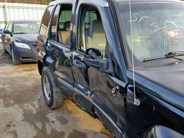 1J4GL38K15W684603 - 2005 JEEP LIBERTY RE BLACK photo 9