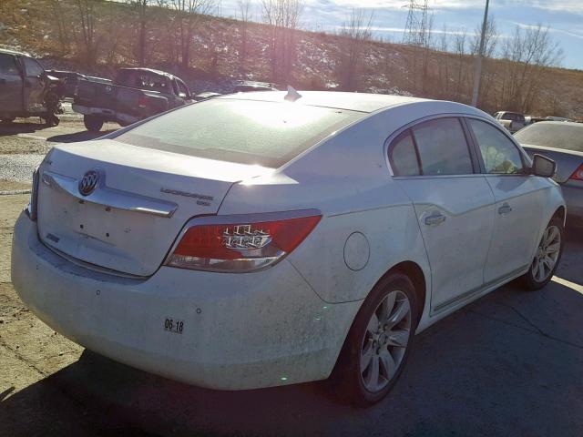 1G4GC5EG8AF143524 - 2010 BUICK LACROSSE C WHITE photo 4