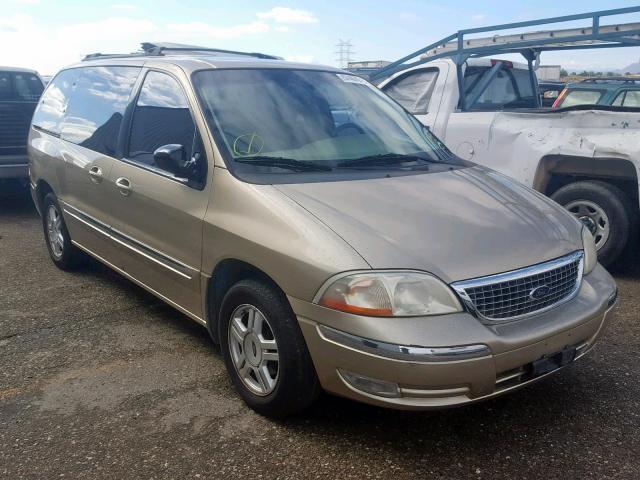 2FMZA52441BA71554 - 2001 FORD WINDSTAR S GOLD photo 1