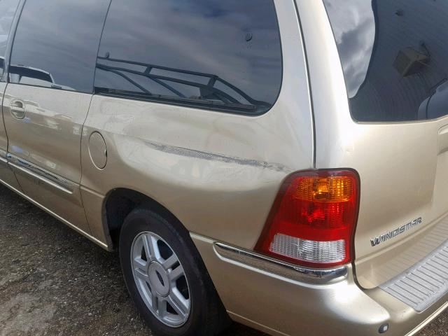 2FMZA52441BA71554 - 2001 FORD WINDSTAR S GOLD photo 9