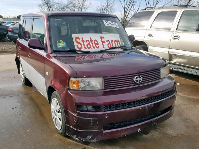 JTLKT324050190038 - 2005 TOYOTA SCION XB BURGUNDY photo 1
