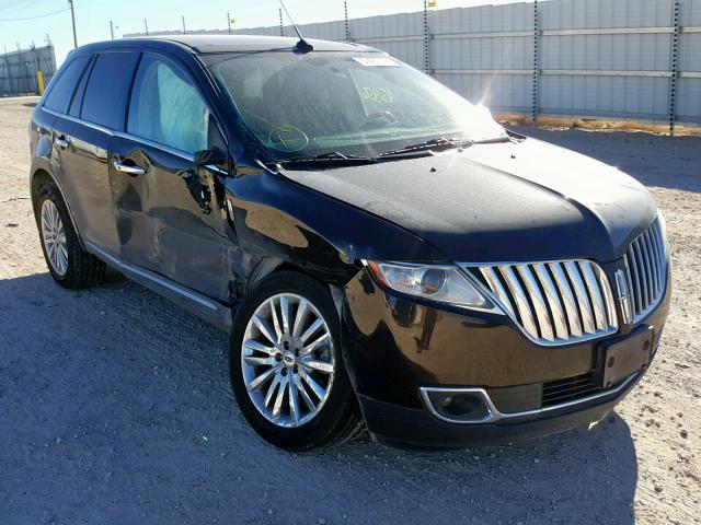 2LMDJ6JK9DBL40060 - 2013 LINCOLN MKX BLACK photo 1