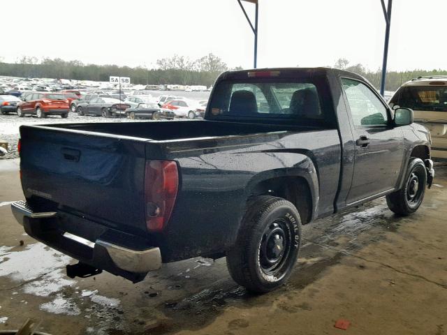 1GCCS148168147385 - 2006 CHEVROLET COLORADO BLACK photo 4