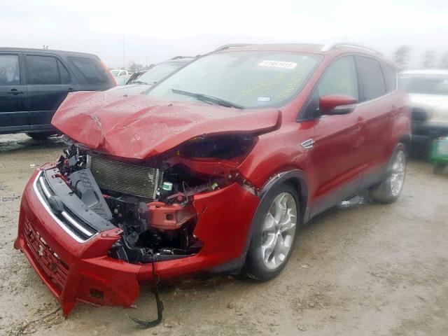 1FMCU0J90EUE11554 - 2014 FORD ESCAPE TIT RED photo 2