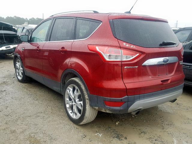 1FMCU0J90EUE11554 - 2014 FORD ESCAPE TIT RED photo 3