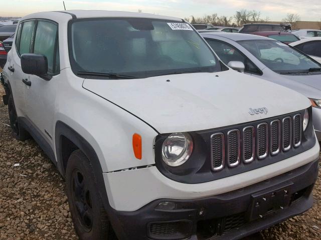 ZACCJAAT0FPB85453 - 2015 JEEP RENEGADE S WHITE photo 1