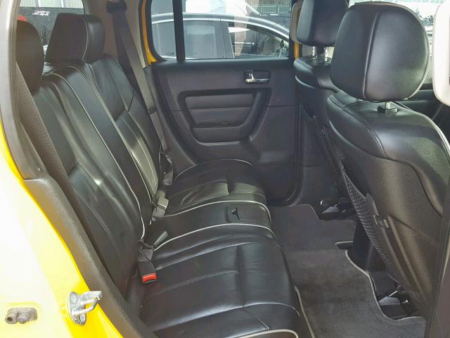 5GTDN13E678185952 - 2007 HUMMER H3 YELLOW photo 6