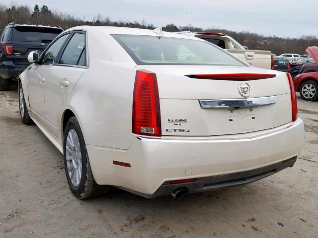 1G6DG5E55C0113318 - 2012 CADILLAC CTS LUXURY WHITE photo 3