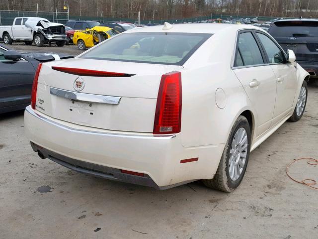 1G6DG5E55C0113318 - 2012 CADILLAC CTS LUXURY WHITE photo 4