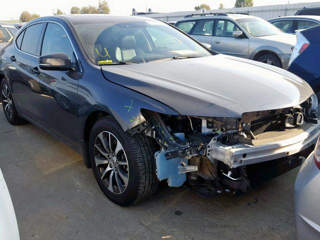 19UUB1F59FA026136 - 2015 ACURA TLX TECH GRAY photo 1