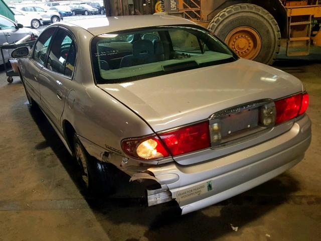 1G4HP54K424223091 - 2002 BUICK LESABRE CU SILVER photo 3