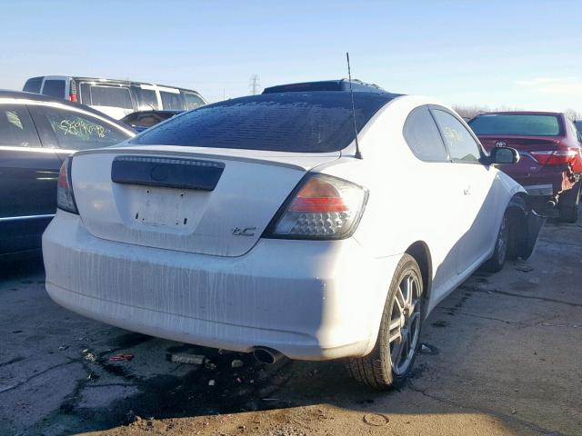 JTKDE177060138358 - 2006 TOYOTA SCION TC თეთრი ფოტო 4
