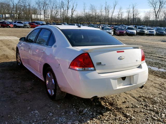 2G1WD57C191175797 - 2009 CHEVROLET IMPALA SS WHITE photo 3